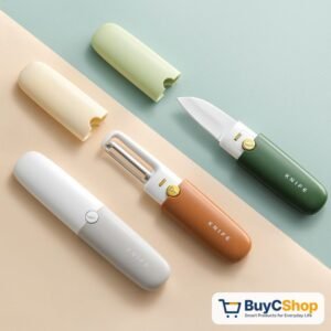 2-in-1 Folding Fruit Peeler & Knife