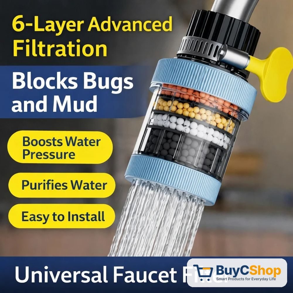 Flexible Faucet Extender with Filter, 360° Bendable - photo 2